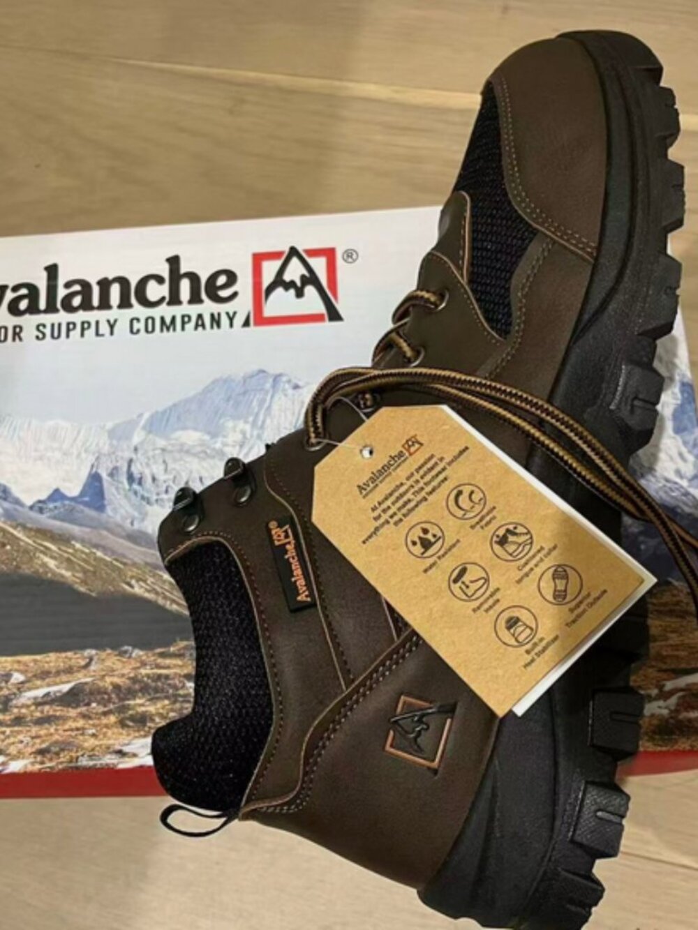 men's lightweight hiking trail boots in tan
